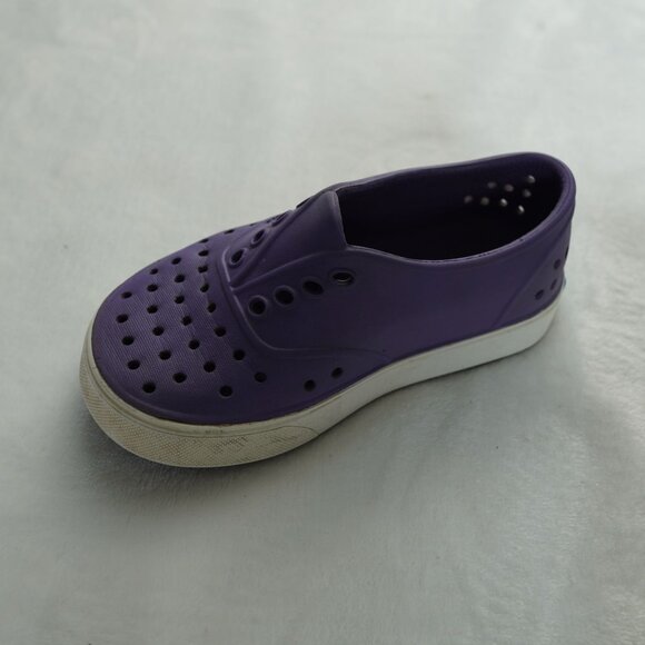 Native Miller Slip-On Water Shoes Purple Size C8 Kids‎ Lightweight Summer Casual - Picture 4 of 7